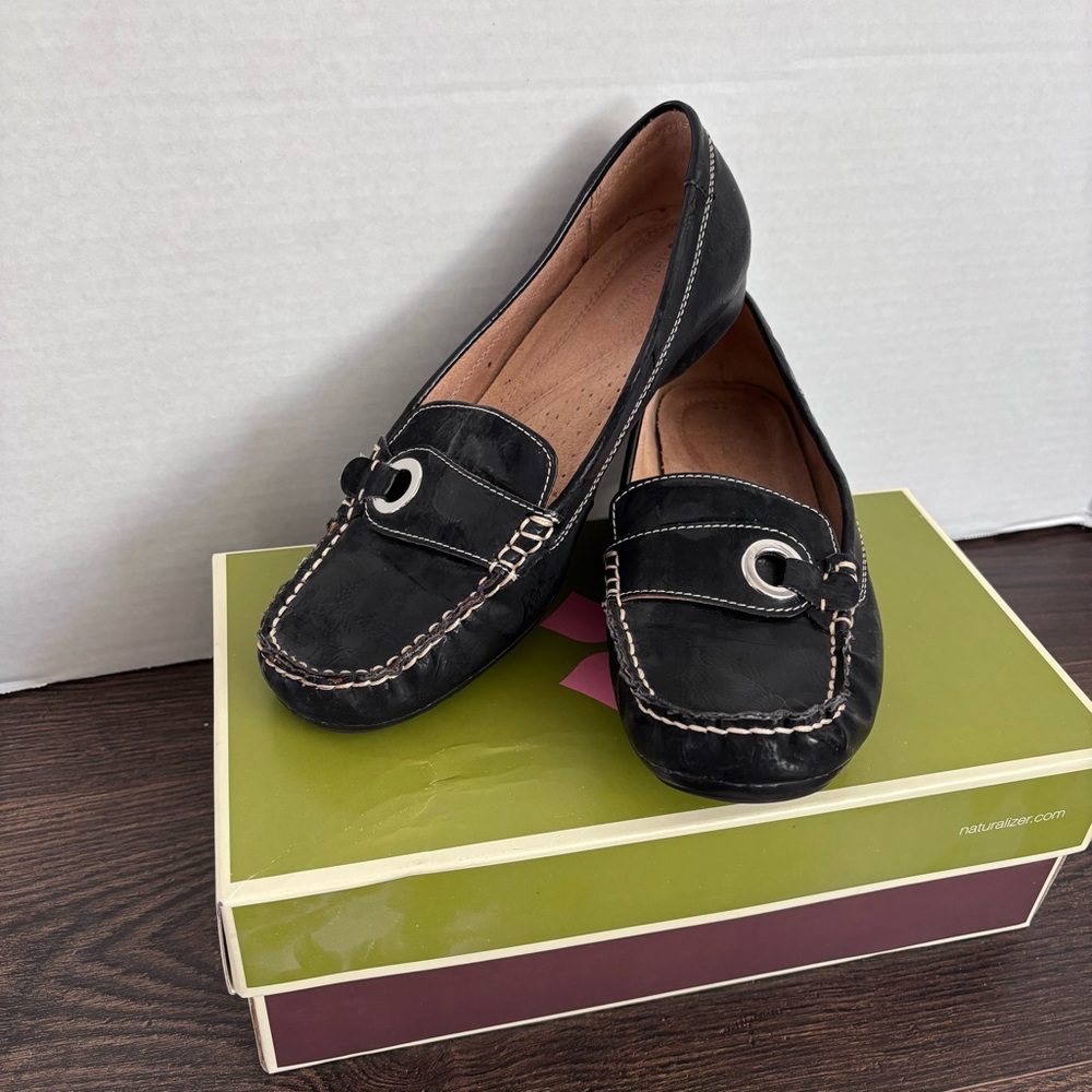 naturalizer Black Loafers the gordie size 9 for Women